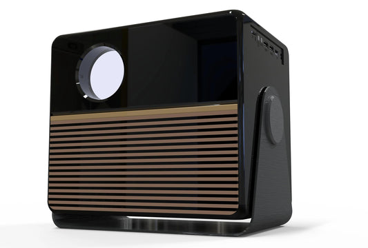 RCA Smart mini projector | 1080P Portable Projector with Wifi and Bluetooth | Movie Projector with Tilt Stand | Adjustable Screen Size