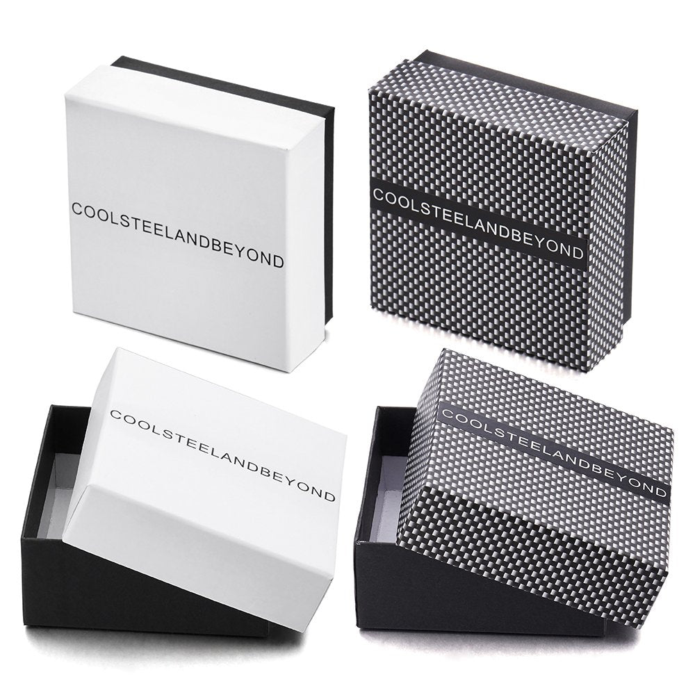 COOLSTEELANDBEYOND Men's Stainless Steel Cable Wire Cuff Bracelet With Twisted Rope Design, Minimalist Open Bangle, Adjutable, Two Strand Wrist Accessory