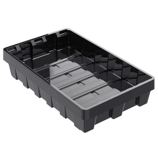 Gardzen 10 Pack Seed Trays, Reusable Plant Grow Trays, Ideal for Seed Starting, Microgreens, Indoor Gardening, and Greenhouse Nurseries - No Drain Holes, 14.5"x9"