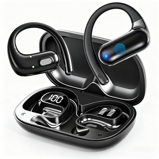 PPBP AI Translation Earbuds Real Time,182 Language Translator Earbuds,5-in-1 Open Ear Translator Device,Audifonos Traductores Inglés Español,Translating Earbud for Travel Learning with Charging Case