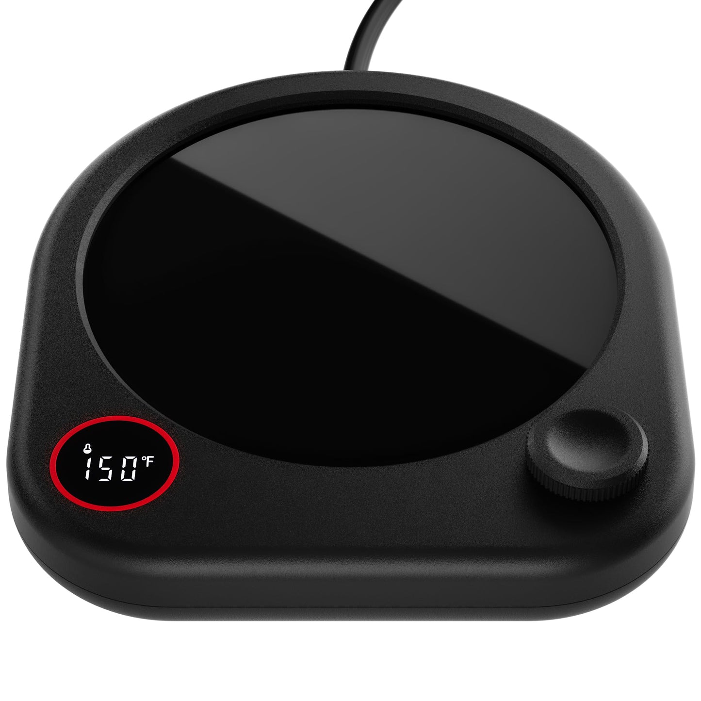 Oracer Coffee Mug Warmer for Desk, Electric Cup Heater for Tea Milk Beverages with Adjustable Temperature Display, Auto Shut Off Timer Mug Sensor, Candle Wax Heating Plate, Ideal Gift Accessory
