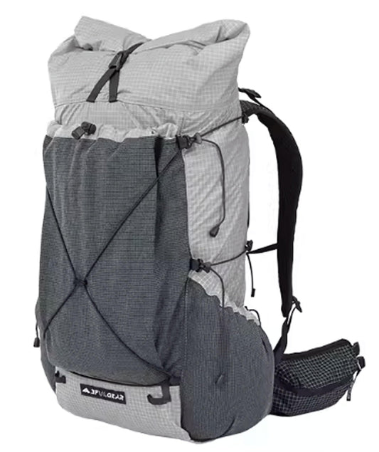 Telomat 3F UL GEAR 30L+10L UHMWPE Ultralight Waterproof Hiking Backpack Daypack Outdoor Camping Travel Backpack for Men Women (Galaxy Gray, Large)
