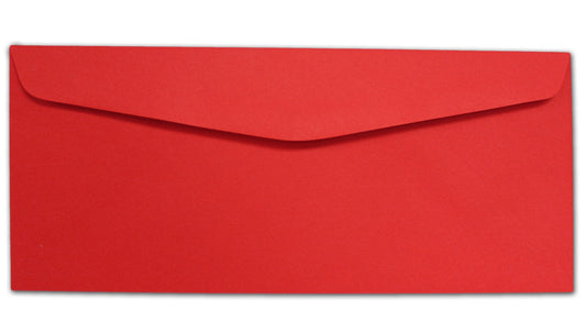 Red #10 Envelopes - 100 Envelopes - Desktop Publishing Supplies™ Brand Envelopes
