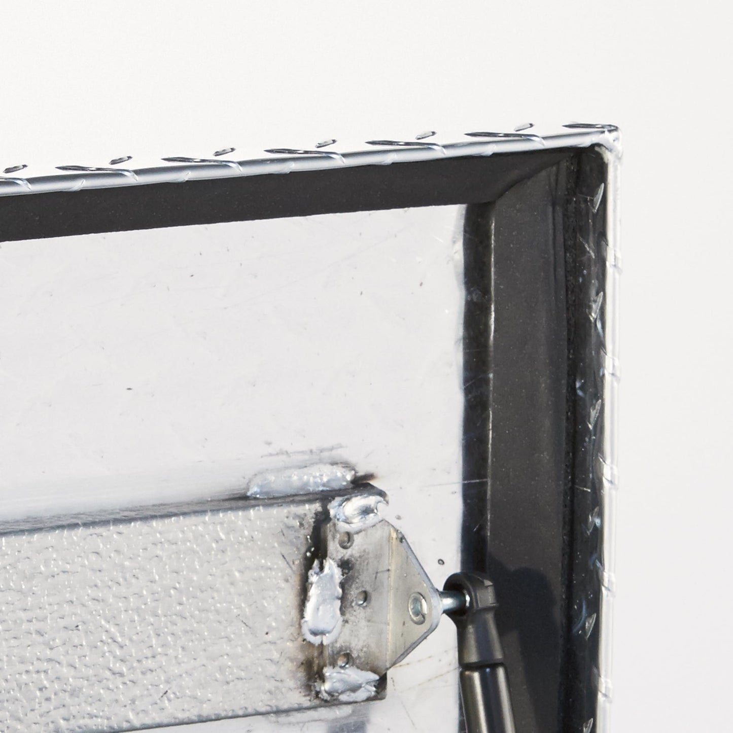 Northern Tool Side-Mount Truck Tool Box - Aluminum, Diamond Plate, Pull Handle Latch, 48in. x 11.5in. x 11in. Model Number 36012757