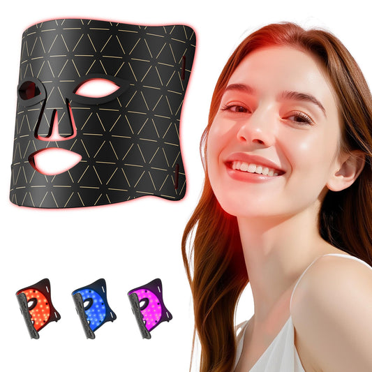 Red Light Therapy Mask for Face, LED Face Mask Light Therapy with Red 630±5nm & NIR 830nm, Body Beauty Machine for Care at Home
