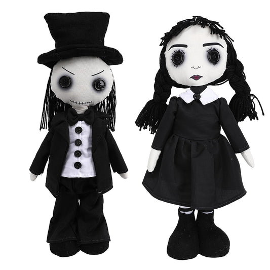 Varuotu 21" Gothic Haunted Doll Scary Living Dead Dolls Creepy Revenge Voodoo Doll Halloween Decoration Toy Gag Gifts
