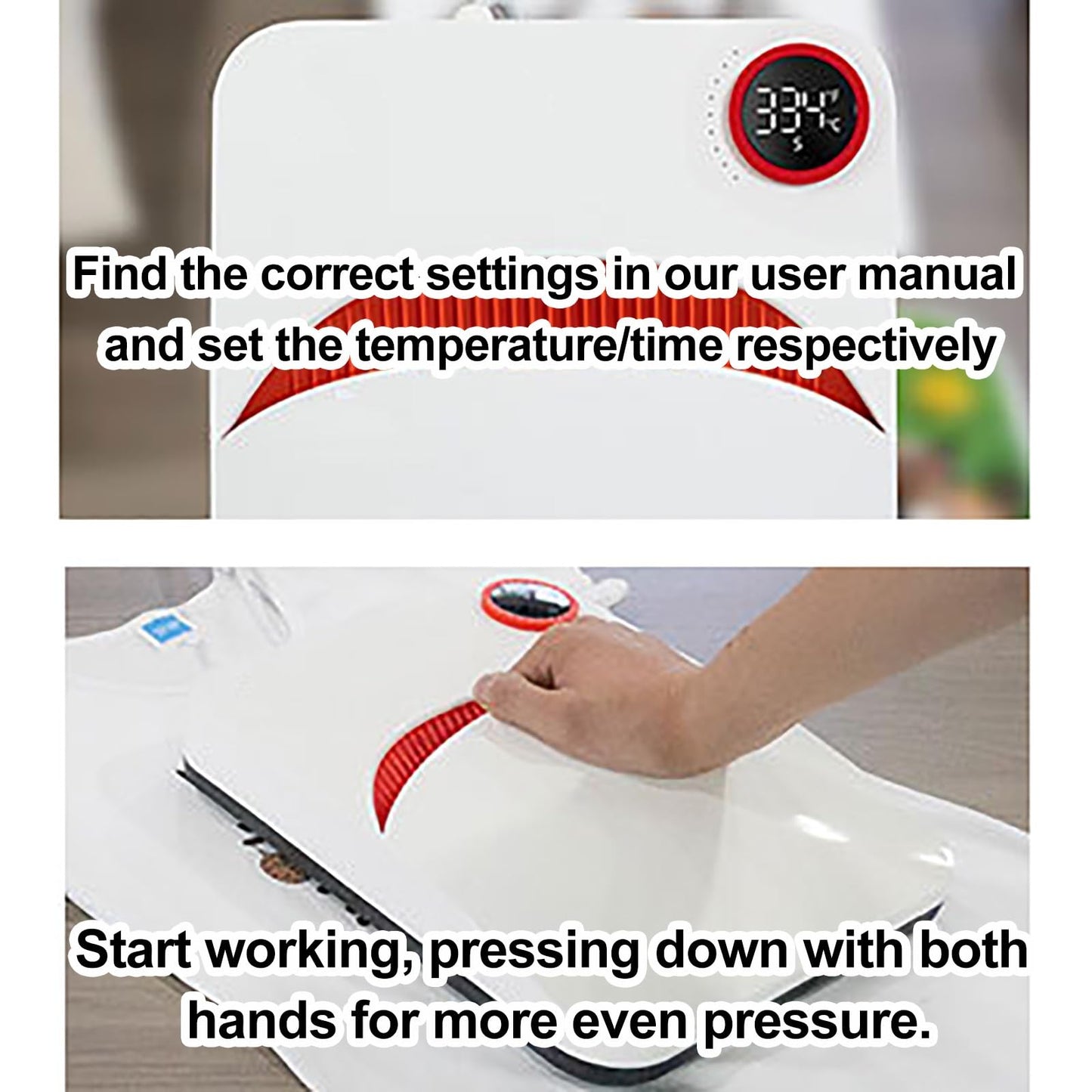 Mini Heat Press Machine, Sublimation Heat Press, Heat Press Machine for T Shirts(15 * 18cm)