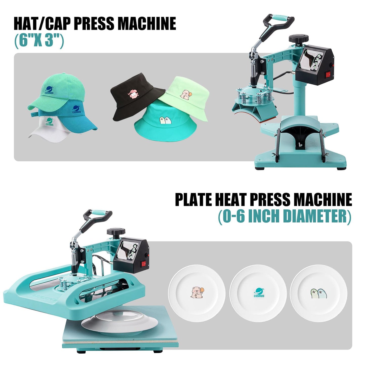 Mstge Heat Press 8 IN 1, Heat Press Machine 15x15 Inch with 30 OZ Tumbler Press, Slide Out T-Shirt Pressing Machine, Swing Away Heat Transfer Machine for T-Shirts, Tumblers Glass Mugs, Hats and Plates