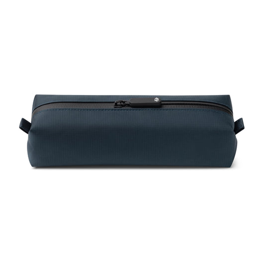Comfyable Small Toiletry Bag for Men, Slim Mini Toothbrush Bag, Dopp Kit, Electronics, Tech, Gym, Water-Resistant Essentials Organizer, Blue