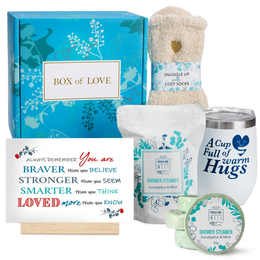Chemo Care Package for Women, Care Package for Miscarriage, 22 Things to Bring to Chemo, Breast Cancer Baskets for Women