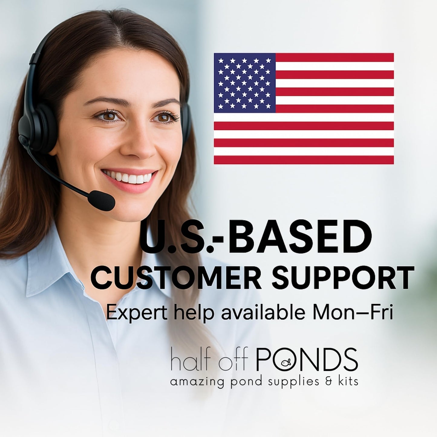 HALF OFF PONDS Pond Pulse 5,500 GPH Submersible Waterfall Pump – Hybrid Drive Pond Pump with 30' Cord – Energy Efficient, Fish Safe, 31' Max Head, for Skimmers & Large Water Features