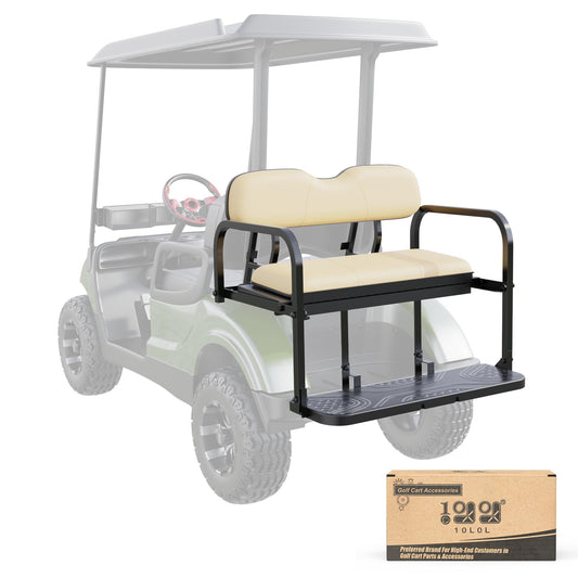 10L0L Golf Cart Rear Seat Kit- Golf Cart Flip Folding Rear Back Seat for Yamaha G29