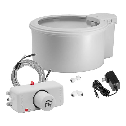 Always Full® 9” Dog Water Bowl with Wall Unit, Self Refilling Clean Filtered Water System, App Enabled Smart Hydration Tracking, Automatic Water Bowl for Dogs and Cats