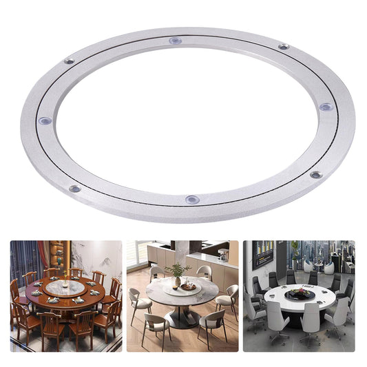 Aluminum Alloy Turntable Bearing 10" Heavy Duty Swivel Turntable Lazy Susan Rotating Bearing Turntable Round Dining Table Swivel Plate for Kaleidoscopes Tabletop Serving Trade Show Displays