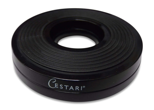 Cestari Mini Turntable – Cookie Decorating Turntable, Cupcake Decorating Stand, Spinning Plant Stand – Non-Slip Lazy Susan Organizer for Kitchen, Cakes, Spices – Black