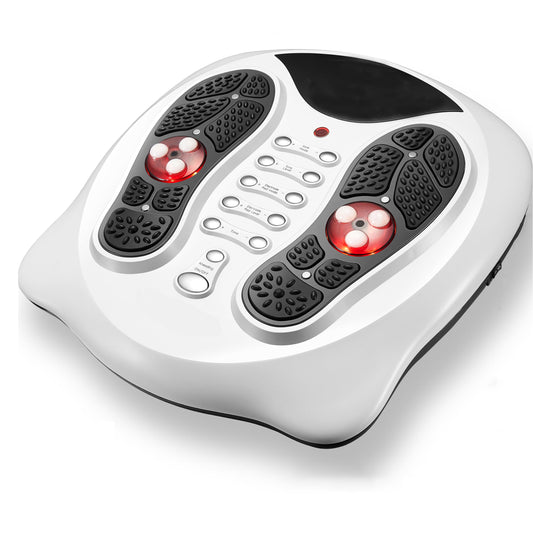 FIT KING Neuropathy Pain Relief for Feet Massager, EMS Foot Massager for Neuropathy with TENS Pads, Foot Circulation Stimulator for Plantar Fasciitis, Diabetes Feet Pain Relief