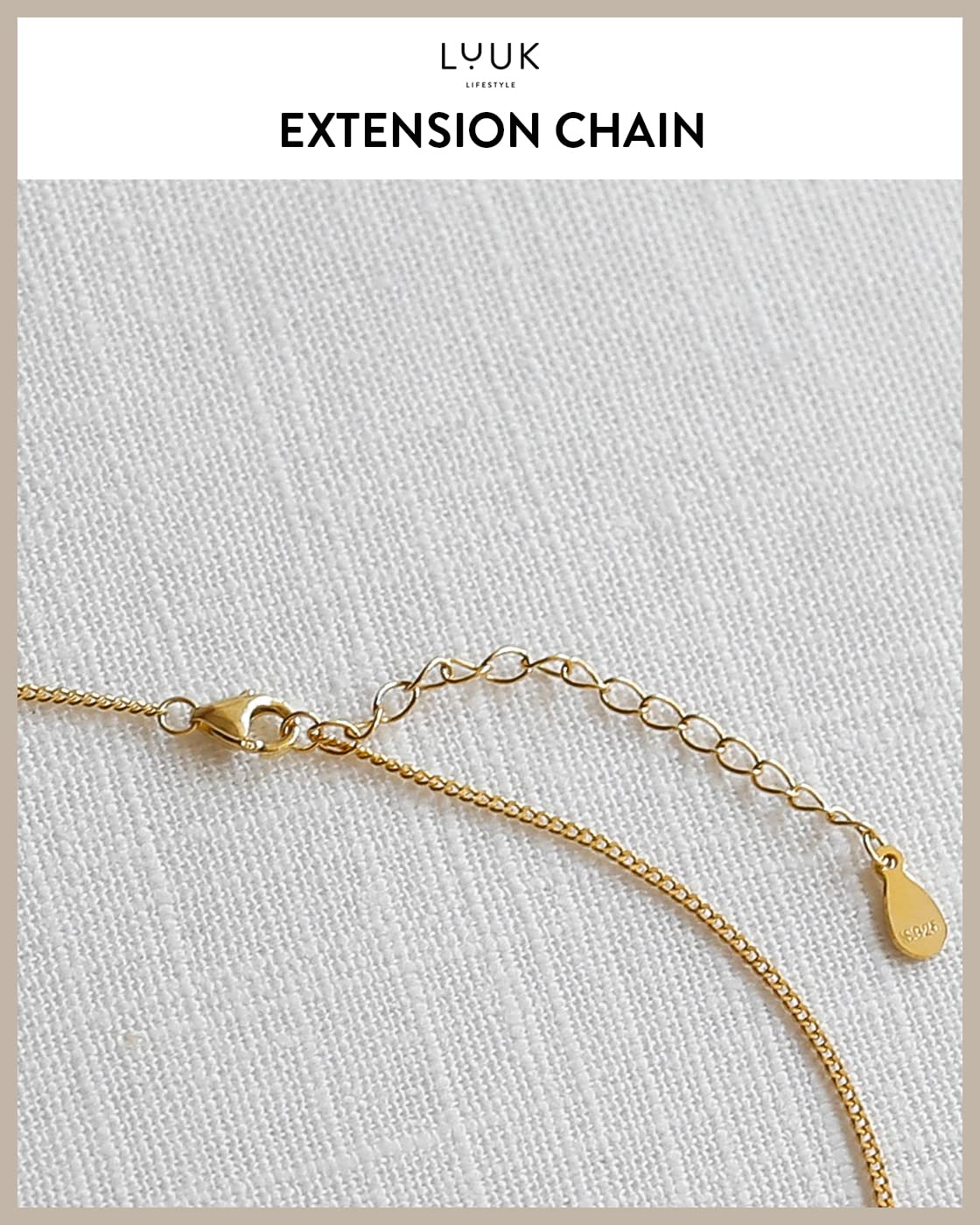 LUUK LIFESTYLE 925 sterling silver necklace with lotus flower pendant, HAPPINESS gift card, Asian zen jewelry for her, gift idea for friend, fiancée, birthday, adjustable chain length, gold