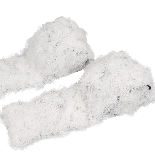 FAICOIA 2 Pcs Fake Moss Table Runner Rolls for Decoration 4" x 47" Artificial Moss for Plants Indoor White Faux Grass for Planters Crafts DIY Table Centerpieces Fairy Garden Floral Wedding 10 x 120cm