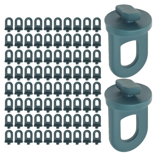 Saihisday 150Pcs Greenhouse Hooks Hanger Kit - Twist Clips for Aluminium Greenhouse Insulation