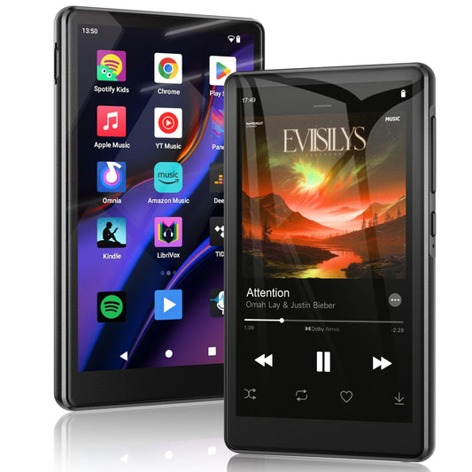 RUIZU 83GB Android MP3 Player with Bluetooth and WiFi, 4.5" IPS Touchscreen Music Player with Spotify, Pandora, Amazon Music, Parental Control MP4 MP3 Player for Kids with Libby, Audible, Up to 1TB