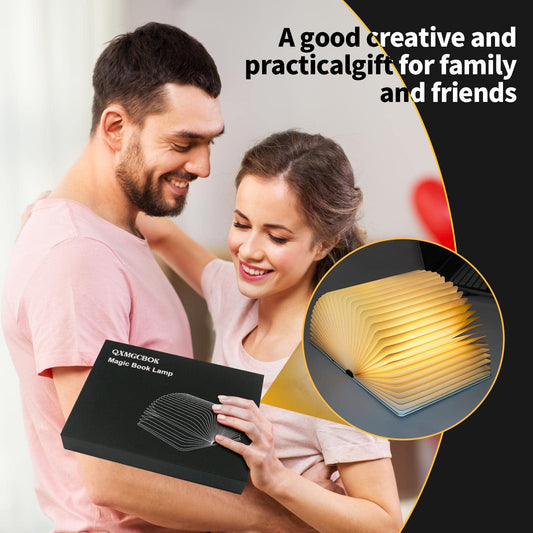 QXMGCBOK Novelty 3D Dragon Embossed Magic Book Lamp,Personalized Night Light,Sleep aid Machine,Sound Machine for Sleeping， Unique Gifts
