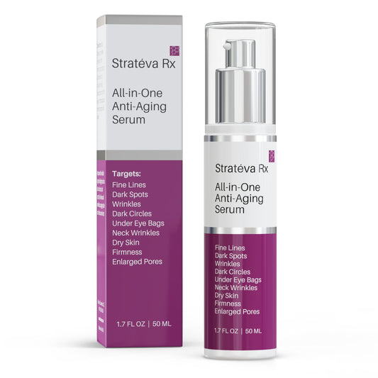 LeVaye Strateva RX Advanced Anti-Aging Serum For Men – Vitamin C, Niacinamide, Natural Retinol, Hyaluronic Acid & Peptides – Targets Wrinkles, Fine Lines, Dark Spots, Dark Circles & Enlarged Pores