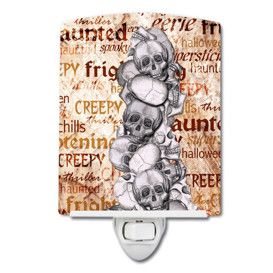 Caroline's Treasures SB3012CNL Creepy, Haunted Frightful Halloween Night Light, Multicolor, 6x4