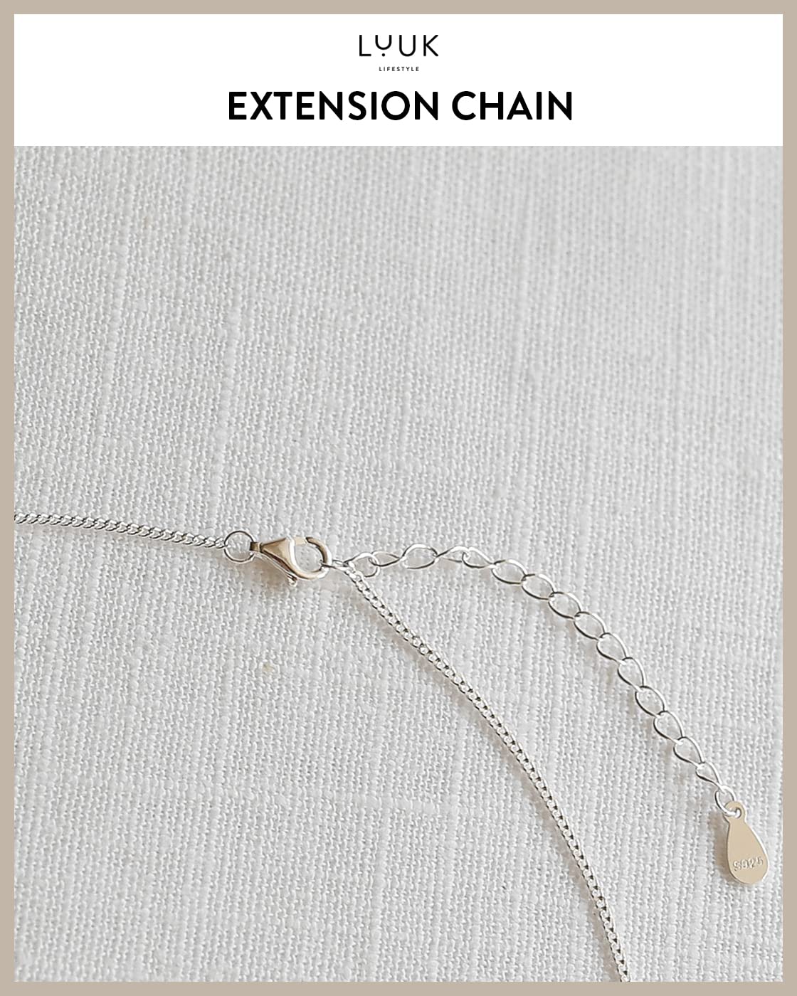 LUUK LIFESTYLE Necklace in 925 sterling silver with feather pendant and HAPPINESS gift card, trendy boho style jewelry for women, gift for friend, sweetheart, lucky charm, silver