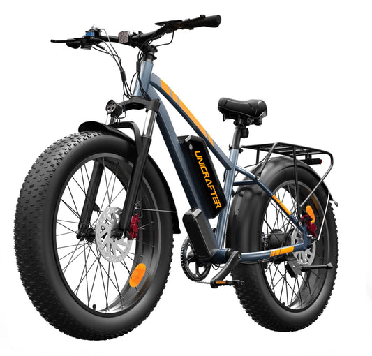 1000W Electric Bike for Adults, 7 Speed Ebike with 26" Fat Tire, Max 30MPH & 50 Miles, 48V 18.2Ah Battery, Hydraulic Disc Brake, All-Terrain Moped Style Ebike for Snow, Mountains, Sand, Road
