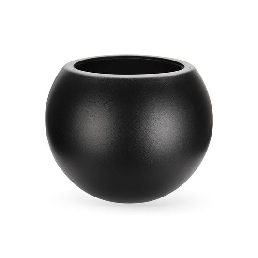Yaghpy Large Round Planter,Planters for Indoor Plants & Outdoor,Durable Plastic Material Sphere Planter with Drainage Hole & Rubber Plug Weather Resistant,Plant Pot