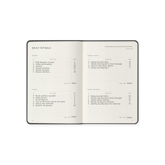Full Focus Gray Linen Planner by Michael Hyatt - The #1 Daily Planner to Increase Focus, Eliminate Overwhelm, and Achieve Your Biggest Goals - Hardcover