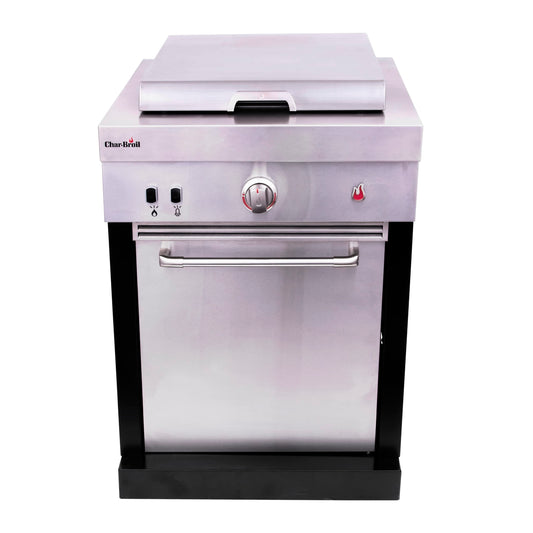 Char-Broil Medallion Series Modular Outdoor Kitchen Convective 1-Burner Propane Gas Stainless Steel Griddle - 463246318