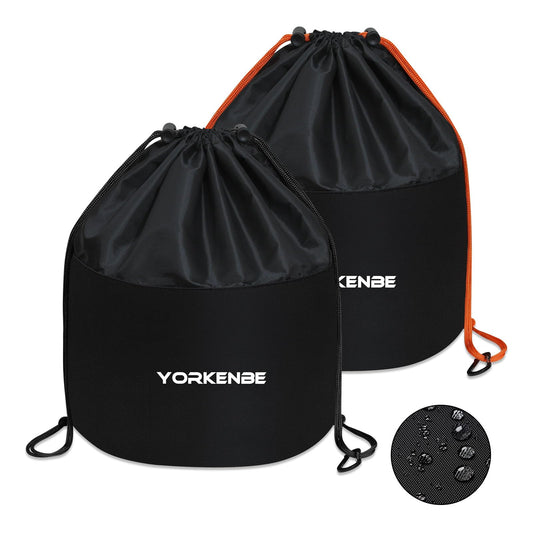 Yorkenbe Camping Cookware Mess Kit Bag, High Capacity Camping Tableware Storage Bag, Drawstring Heavy Duty Water Resistant Cookware Organizer for BBQ Outdoor Cooking Essentials (2)