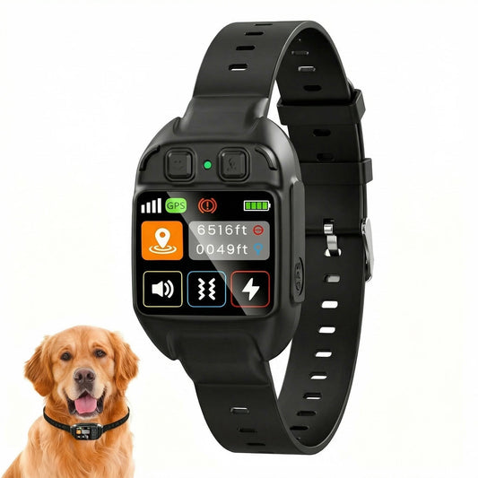 GPS Wireless Dog Fence System,Invisible Fence for Dogs with GPS Collar,Wireless Electric Dog Fence for Large & Small Dogs– Adjustable Boundary Collar,Waterproof & Rechargeable,Large Yard & Outdoor Use