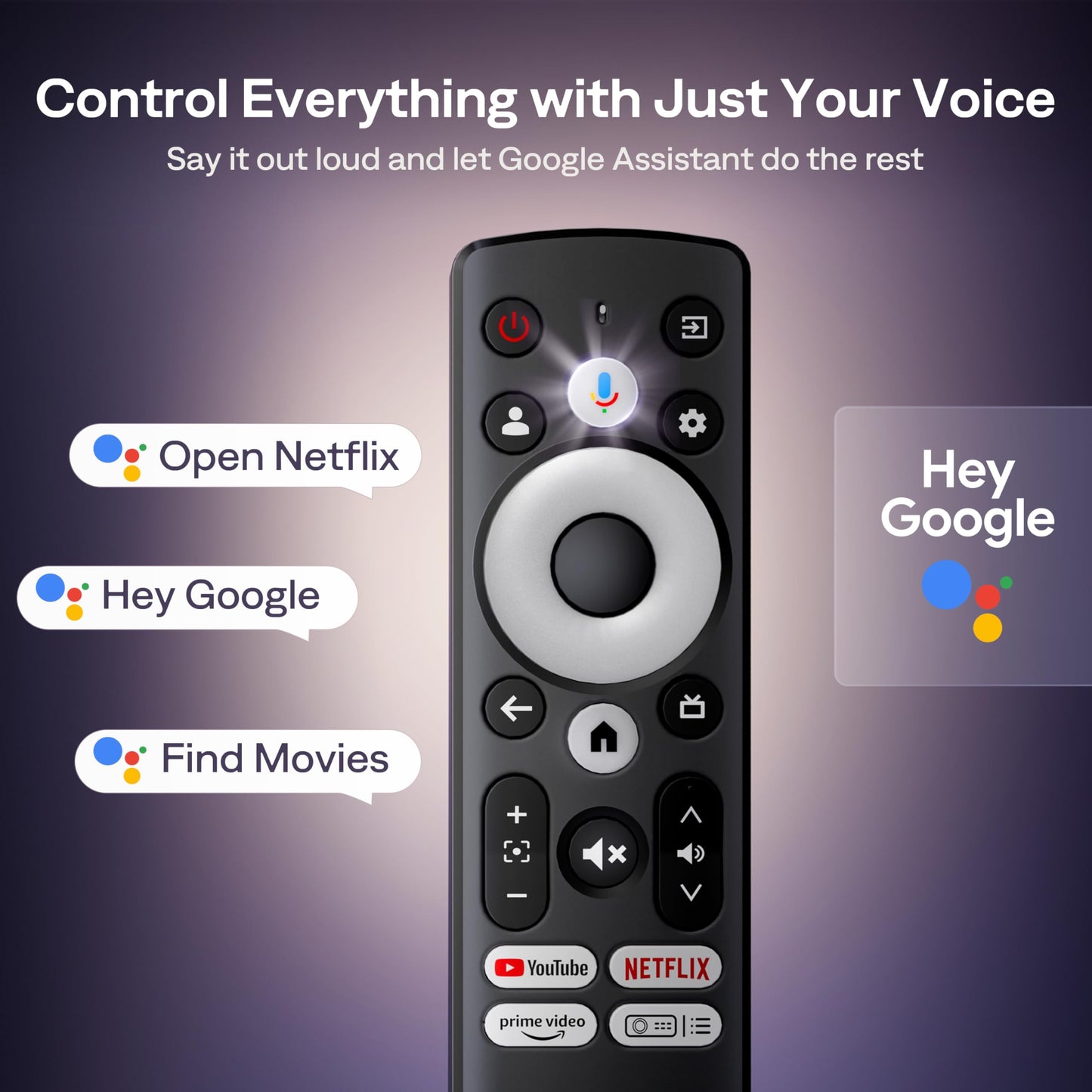 Aurzen EAZZE D1G 4K Supported Google TV Smart Projector with WiFi & Bluetooth, Auto Focus & Keystone, Dolby Audio, Zoom, Movie, Portable Mini Projector for Home & Outdoor Use