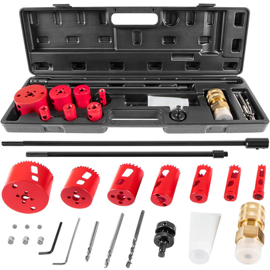 08350 DM3MECH Mechanical Hot Tapping Machine Kit for NPT with Hole Saws and Arbor, Fits 3/4-4-inch Valves, 300 psi Pressure Rated