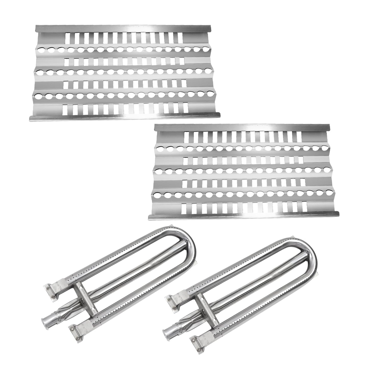 Kalomo Grill Burners Radiant Tray for DCS Grill 27DBQR, DCS 36 BGB36-BQARL, DCS 48 BGB48-BQARL, DCS 30 BGB30-BQR-L, 18 5/8" Stainless Steel Grill Heat Plates Shield Cooking Gas Grill Replacement Parts