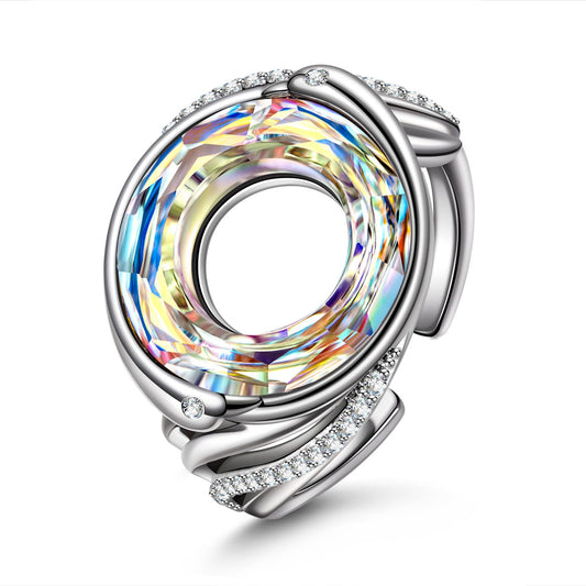 Kate Lynn Phoenix Rings for Women Adjustable Cocktail Ring Crystal Jewelry, Birthday Gifts for Women Christmas Mothers Day Gifts for Mom Wife Grandma Unique Lady Gift