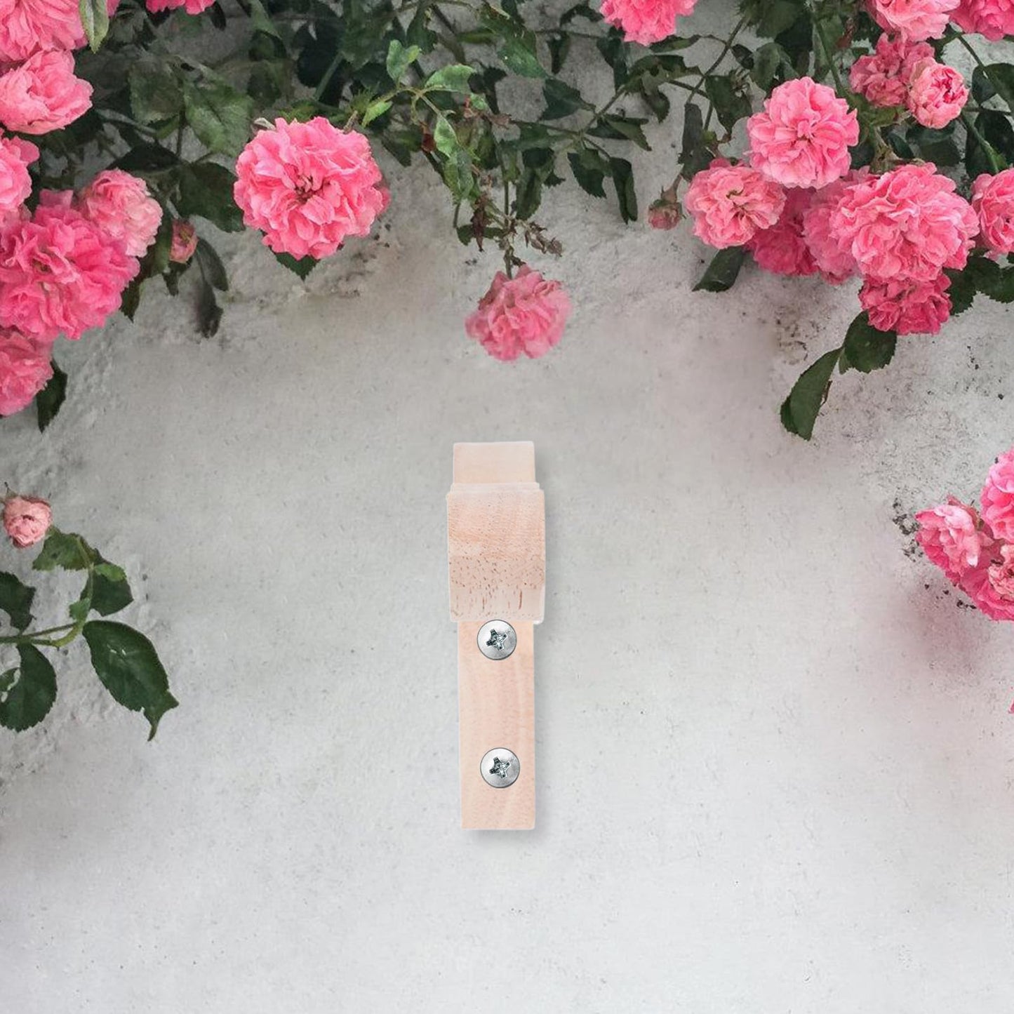 OFFSCH 2pcs Wood Plant Hanger Hooks Wall-Mounted Flower Pot Brackets for Indoor Outdoor Hanging Planters Wind Chime Lantern Holders Garden Balcony Decoration