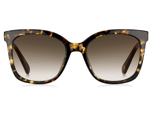 kate spade new york Womens Kiya/S Square Sunglasses, Havana, 53mm