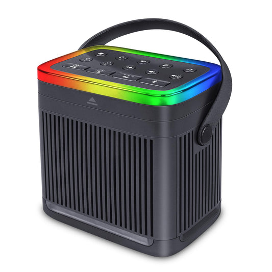 White Noise Sound Machine for Sleep, Portable Noise Sound Machines with 7 Colors Night Lights, 70 Soothing Sounds Bluetooth Speaker Memory Function Brown Noise for Baby Kids Adult & Home Office Travel
