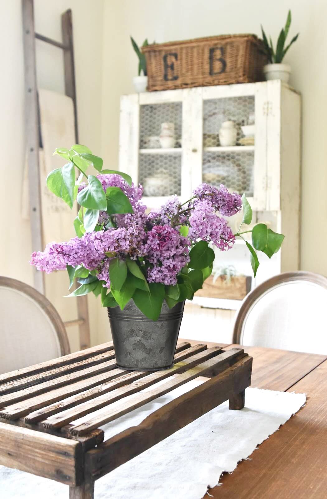 Briful 5PCS Galvanized Buckets 7.1In Rustic Farmhouse Metal Bucket Galvanized Flower Bucket Home Indoor Outdoor Decorative Tin Planters