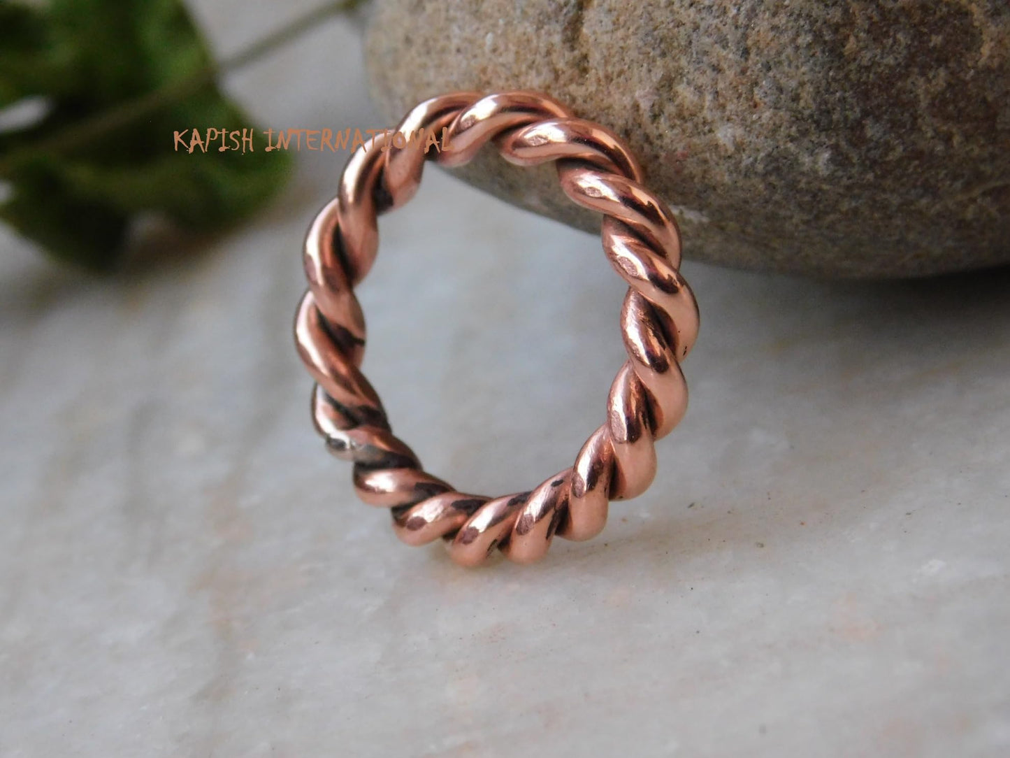 Pure copper tensor rings twisted, Simple ring, Tensor Rings Twist Ring Jewelry, Solid Copper Twisted ring for Men and Women, Jewelry for Unisex, (6.5)