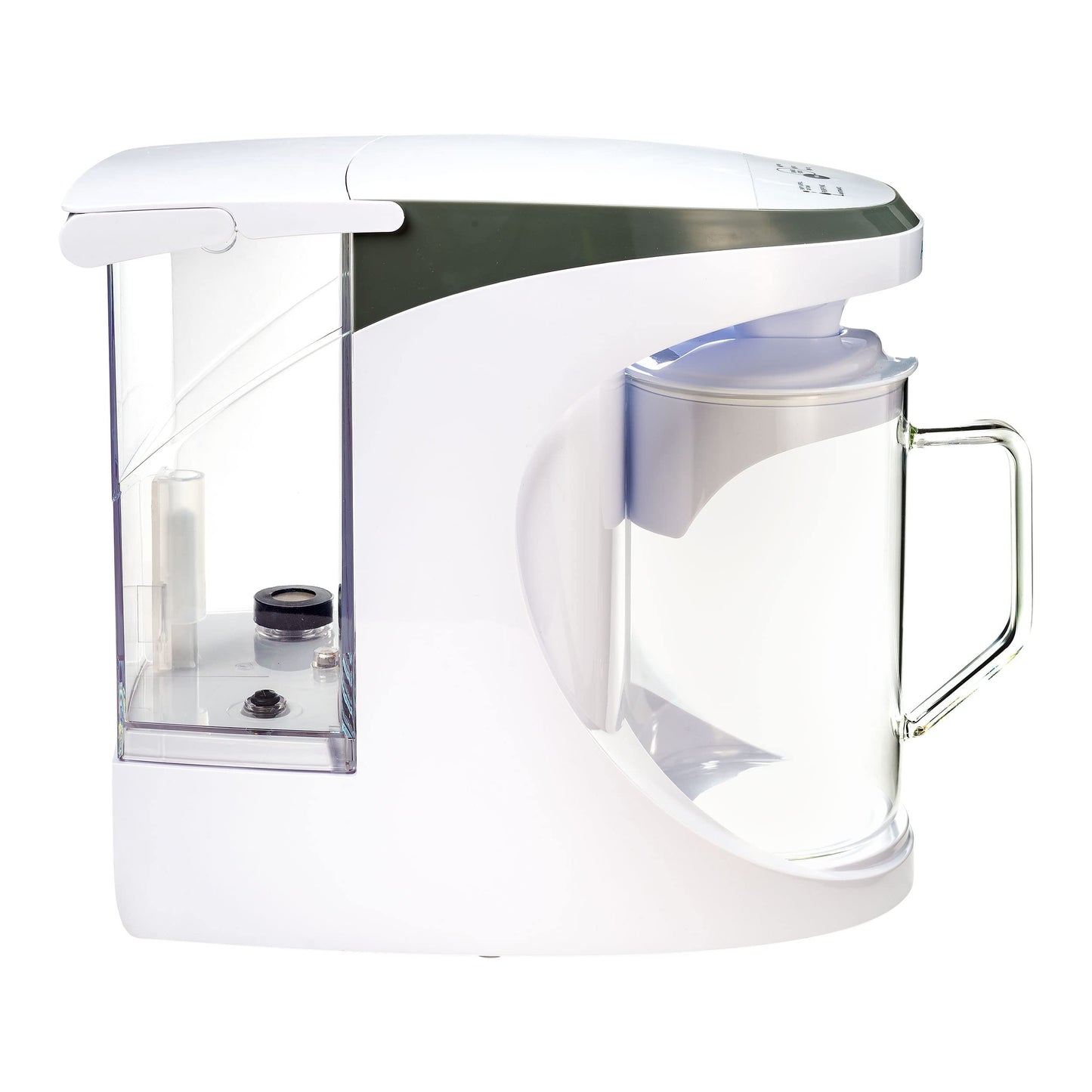 AquaTru Carafe Countertop Water Purifier | Compact 4-Stage Reverse Osmosis System with Glass Carafe Removes 84 Contaminants Including Forever Chemicals, Lead & Fluoride | No Plumbing