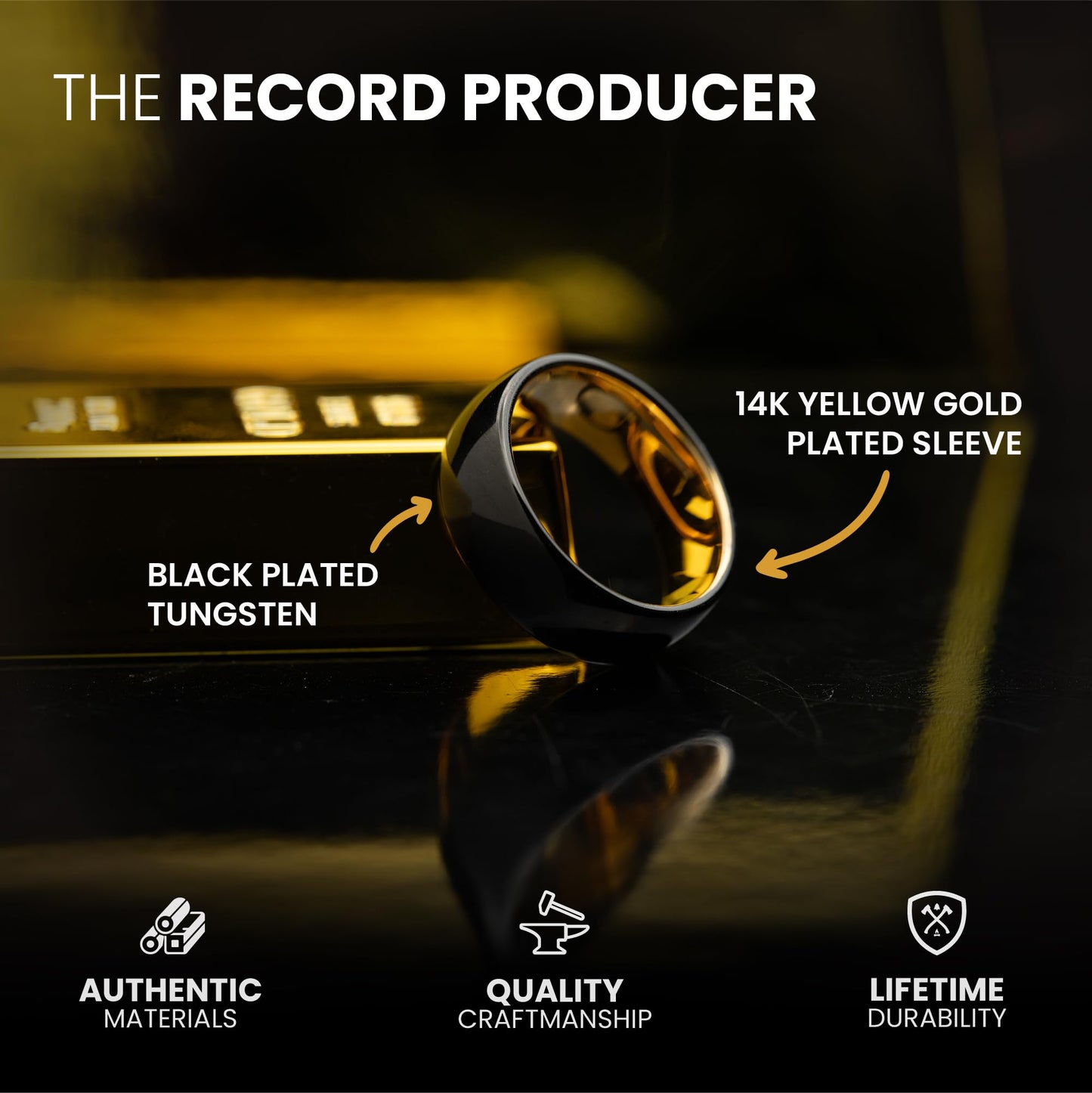 Manly Bands The Record Producer - Size 6