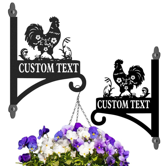 Kotagi Custom Plant Hanger Indoor Outdoor | Personalized Plant Hooks for Hanging Baskets | Rust-Resistant Bird Feeder Wall Hooks | Gifts for Home Docor