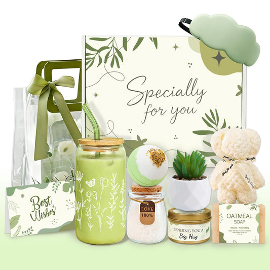 Gift Baskets for Women, Birthday Gifts for Women, Get Well Relaxing Spa Care Package, Best Friend Sympathy Inspirational Thinking of You Gift Set for Her Mom Wife Girlfriend Sister