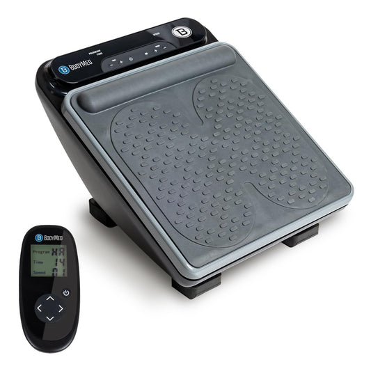 BodyMed Foot Massager | Deep Tissue Vibration Massage Therapy | At-Home Massager with Remote Control | Fast Relief from Neuropathy, Plantar Fasciitis, Improves Circulation
