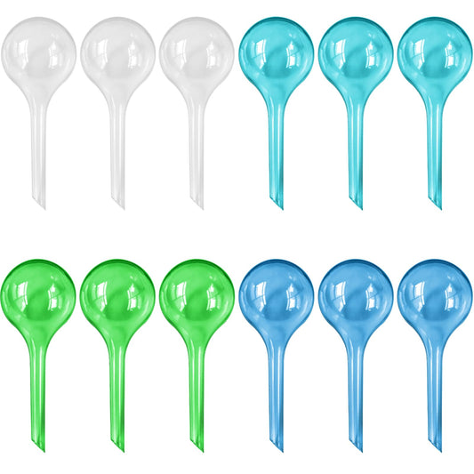 Nowaca Plant Watering Globes, 12PCS Self Watering Globes, Plastic Self Watering Bulbs, Plant Self Watering Devices, Automatic Watering System for Potted Plants