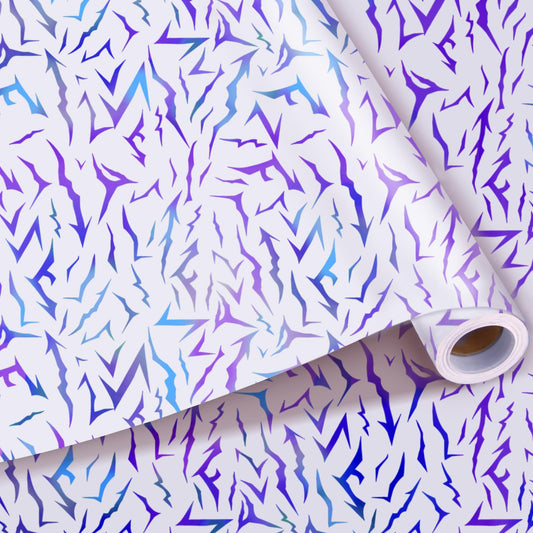 MTWENWENZY K Pop Wrapping Paper Roll K Pop Birthday Party Favor Demon Energy Pattern Gift Packing Wrap Craft Paper for Anime Themed Birthday Baby Shower Party Supplies, 17 in x 32.8 ft
